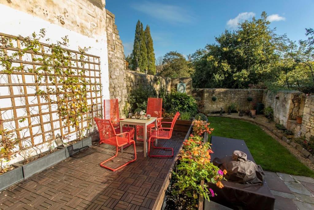 Georgian House Garden Apartment 바스 외부 사진